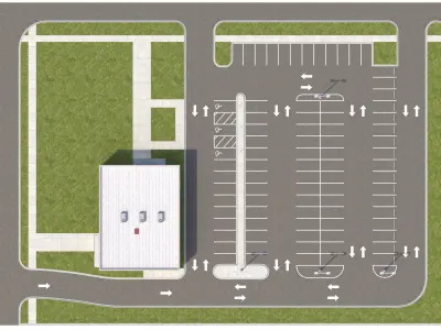 Commercial-034 Office Building 3D model