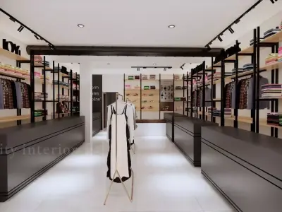 commercial interior project 3D model