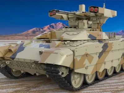 Tank Terminator BMPT 72 Algeria 3D model