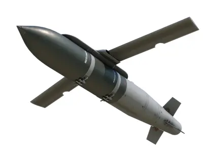 Chinese 250KG class LS-6 LS6 Glide Guided Bomb Low-poly 3D model