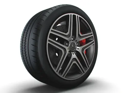 Mercedes Benz AMG G63 wheel 3D model