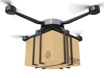 Cargo Drone 3D model