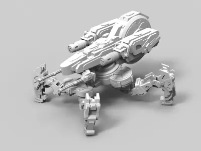 Spider Tank 3D print model