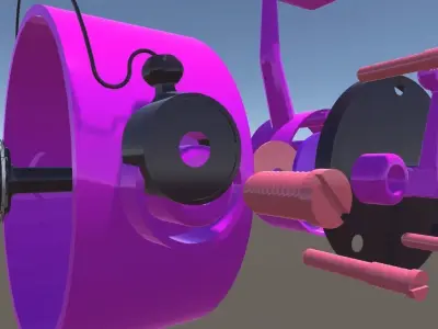 Fishing Reel 3D model