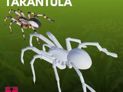 Tarantula STL 3D Model 3D print model