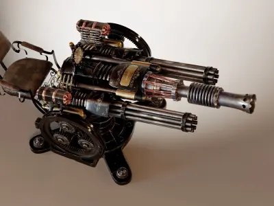 TKs Redeemer Steam Gun 3D model