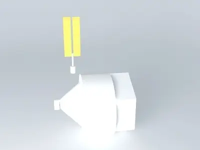 Mir space station Pt 2 Kvant 1 Free 3D model