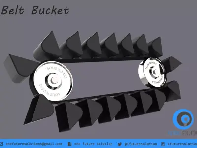 Belt Bucket Free 3D model