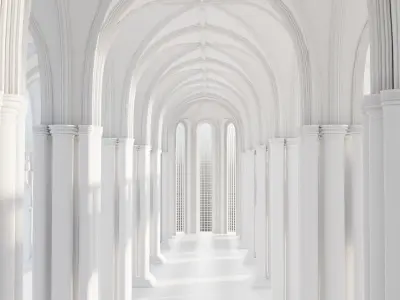 medieval palace 3D model