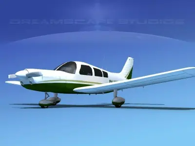 Piper PA-28-235 Cherokee  V10 3D model