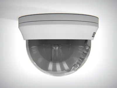 Security Camera 01 PBR Low-poly 3D model