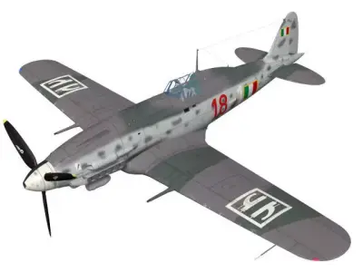 Macchi MC205 Veltro 3D model