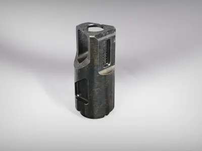 muzzle brake vol16 3D model