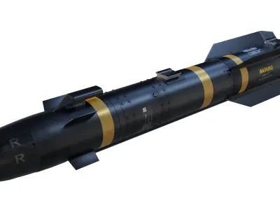 The AGM-114 Hellfire II 3D model