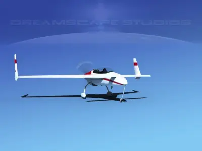 Rutan Long-EZ V05 3D model