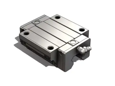 Carro Guia Linear Hiwin HGW 25 CC Linear Guide Car 3D model