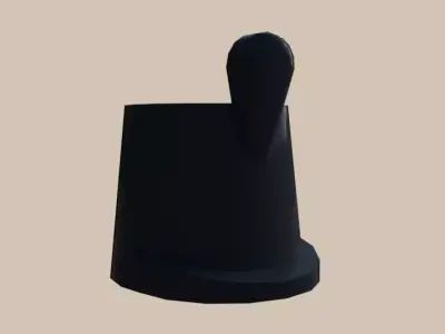 lego soldier hat Free 3D model