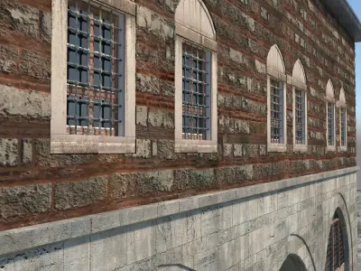 Old Covered Bazaar 3D model