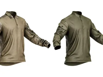 CRYE PRECISION G4 HOT WEATHER COMBAT SHIRT Low-poly 3D model