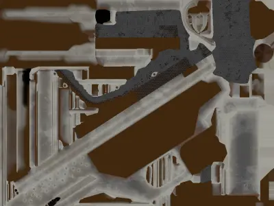 Pistol Free 3D model