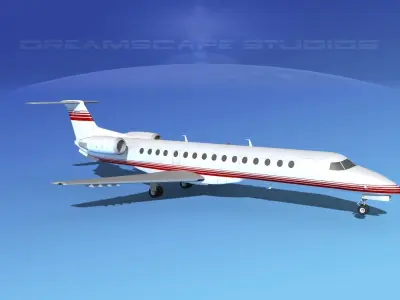 Embraer ERJ-140 Corporate 4 3D model