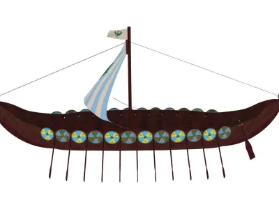 Viking Ship 3D model