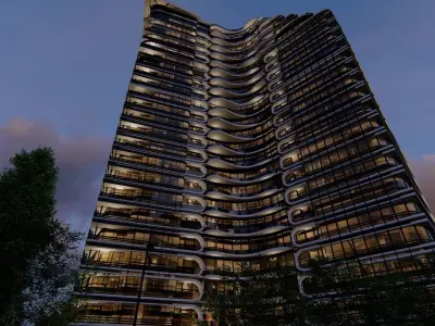 Residential Tower2 3D model