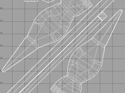 Medieval Warhammer 01 Low-poly 3D model