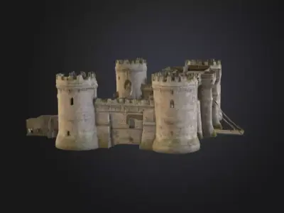 Medieval Fortress 3D print model