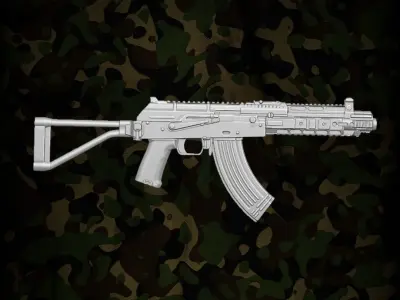 Commando Gun Collection for Action Figures 3D print model