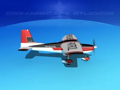 Cessna 172 Skyhawk 1958 V03 3D model