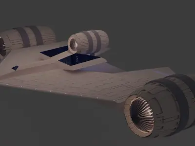 Nave Sci--Fi 3D model