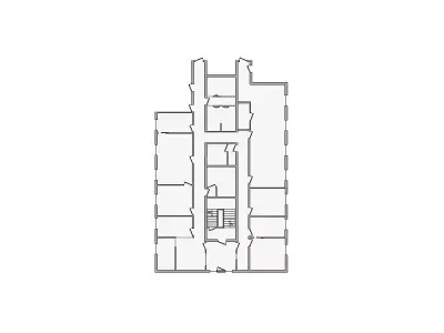 Commercial Interior Sketch - 6001-6500 SF - Xactimate 3D model