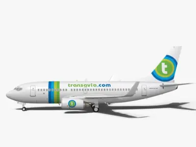 Transavia Boeing 737-700w 3D model