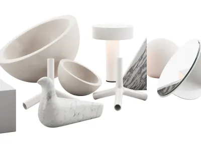 022 WHITE decorative pack PART 2 3D model