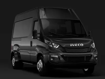 Iveco Daily Minibus L2H2 2017 3D model