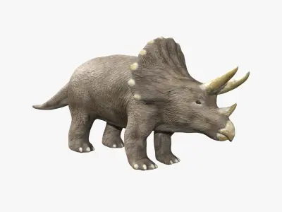 Triceratops Low-poly 3D model
