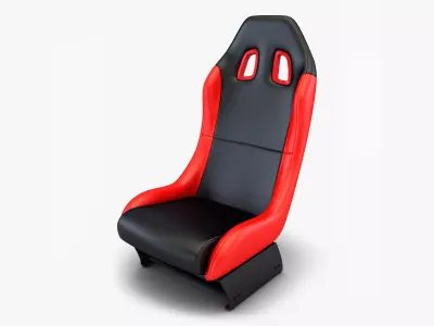 Car Racing Seat v 1 3D model