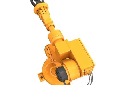 industrial robot 3D model