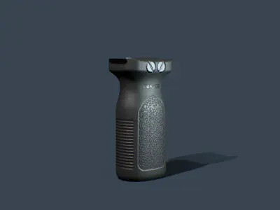Rail Vertical Grip Low-poly 3D model