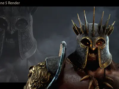 Cursed Beast Low-poly 3D model