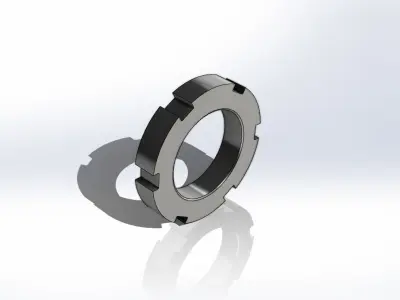Porca SKF KM 9 Nut 3D model