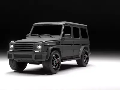 Mercedes G-Class G63 AMG Style 3D Printable Rigged SUV 3D print model