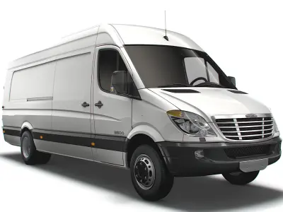 Freightliner Sprinter Cargo Van L4H2 2008 3D model