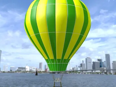 Balloon Air hot 3D model