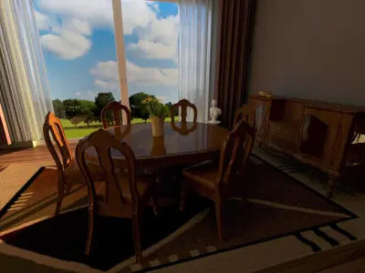 dinning room set 3D model