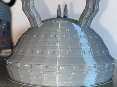 Space Ship Cup Free 3D print model