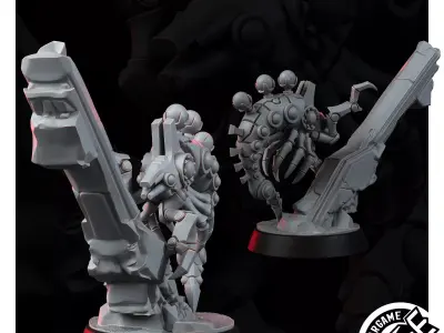 NECROCYBORG CRYPTMITE CONSTRUCTS 3D print model