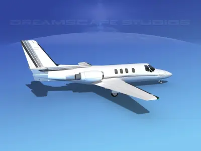 Cessna 500 Citation I V08 3D model