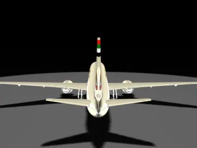 Etihad  787-9 Dreamliner 3D model